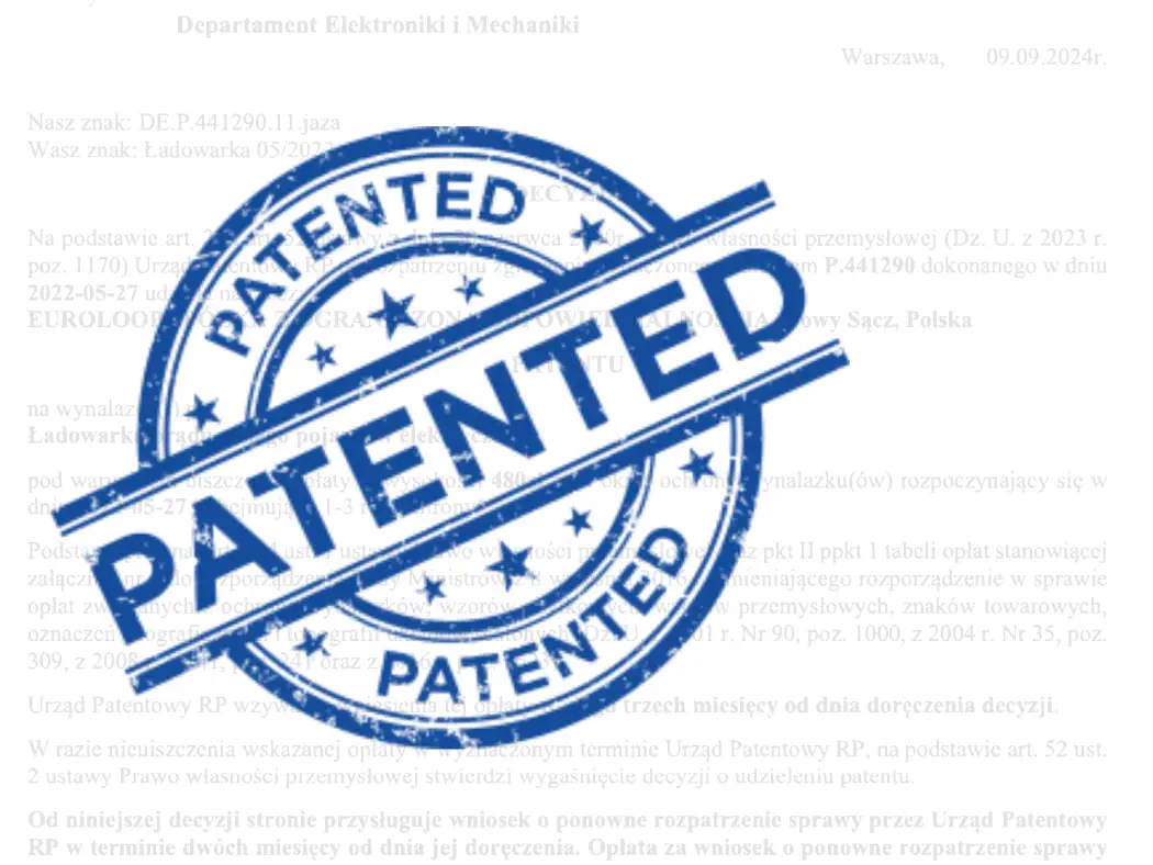 S-HUB Patent Granted